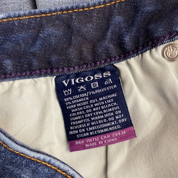 Nwt Vigoss Jagger Super Skinny Distress Jeans, 33x28 - Picture 14 of 15